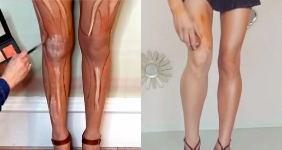 Bacak makyajı nasıl yapılmaktadır?